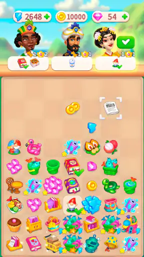 Secrets of Paradise Merge Game screenshot