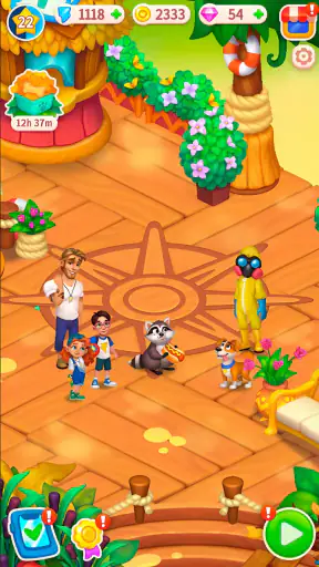 Secrets of Paradise Merge Game screenshot