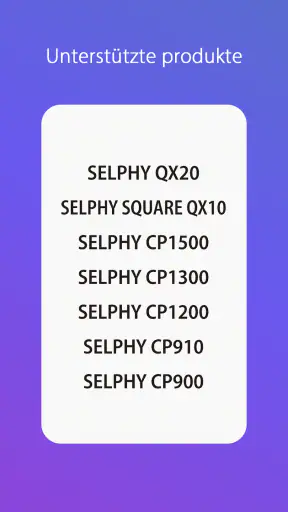 SELPHY Photo Layout screenshot