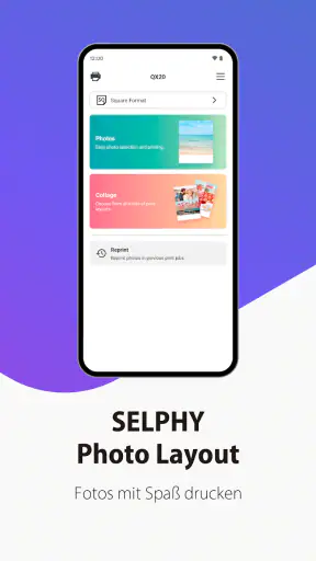 SELPHY Photo Layout screenshot