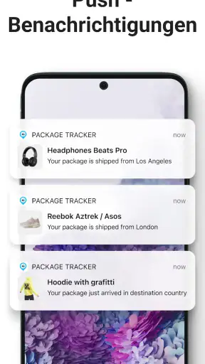 Sendungsverfolgung - paket app screenshot