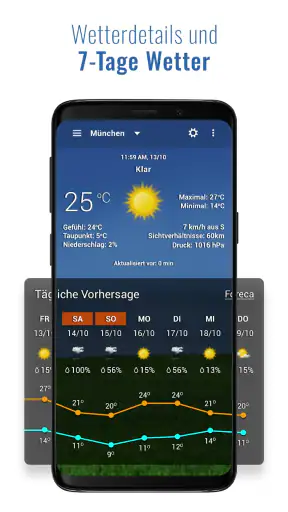 Sense flip clock & weather screenshot