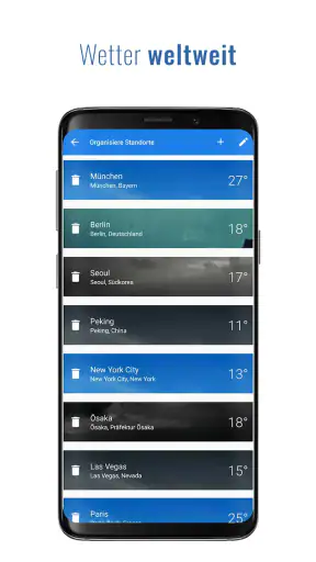 Sense flip clock & weather screenshot