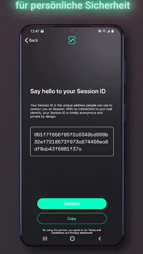 Session — Private Messenger screenshot
