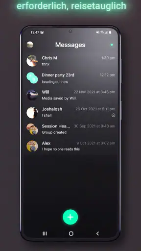 Session — Private Messenger screenshot