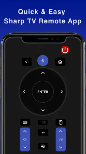 Sharp TV-Fernbedienung screenshot