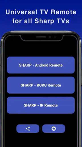 Sharp TV-Fernbedienung screenshot