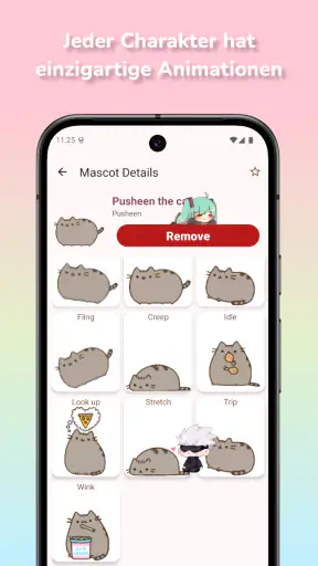 Shimeji: Bildschirmfreunde screenshot