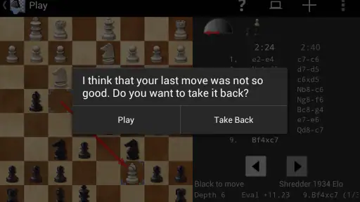 Shredder Schach screenshot