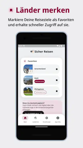 Sicher Reisen screenshot