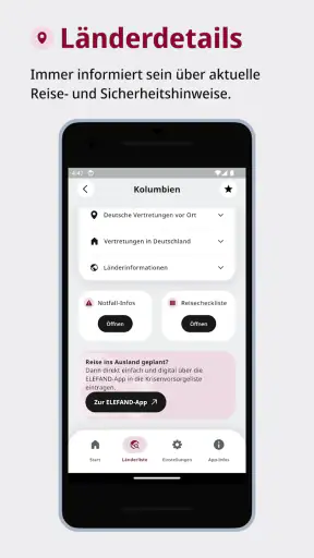 Sicher Reisen screenshot
