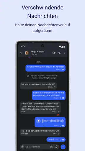 Signal – Sicherer Messenger screenshot