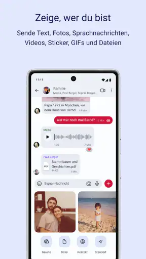 Signal – Sicherer Messenger screenshot