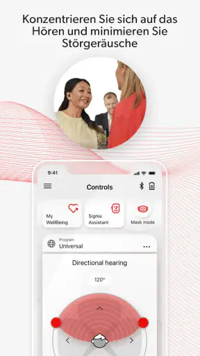 Signia App screenshot