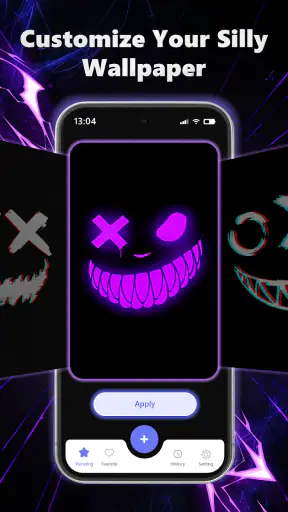 Silly Fun Smile Live Wallpaper screenshot