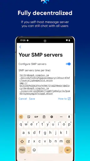 SimpleX Chat screenshot