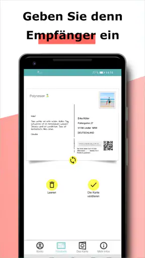 SimplyCards - Postkarten app screenshot