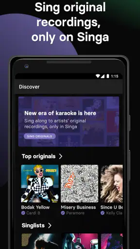 Singa: Sing Karaoke & Lyrics screenshot