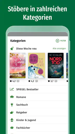 Skoobe: Bücher lesen und hören screenshot
