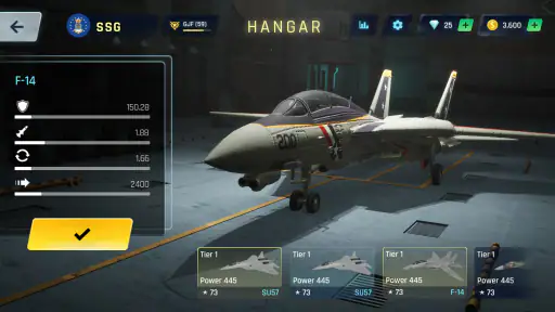 Sky Warriors: Flugzeugspiel screenshot