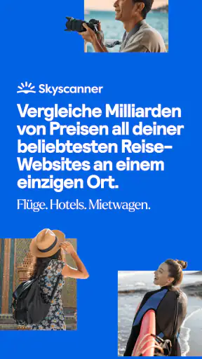 Skyscanner Flüge Hotels Autos screenshot