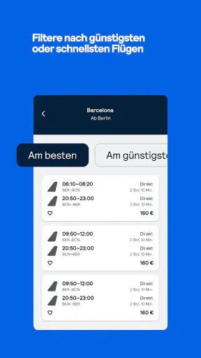 Skyscanner Flüge Hotels Autos screenshot