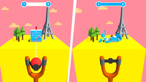 Slingshot Smash: Schießplatz screenshot