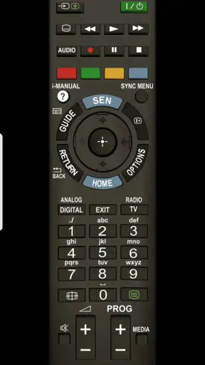 Smart TV Remote for Sony TV screenshot