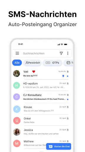 SMS Textnachrichten - Messages screenshot