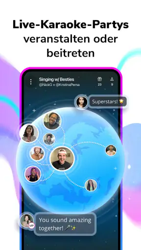 Smule: Sing & Nimm Karaoke auf screenshot
