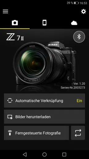 SnapBridge screenshot