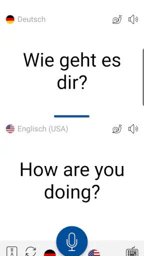Sofortige Sprachübersetzung screenshot