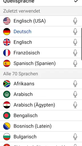 Sofortige Sprachübersetzung screenshot