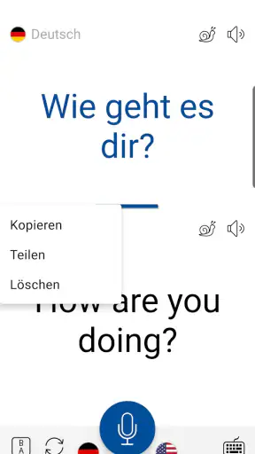 Sofortige Sprachübersetzung screenshot