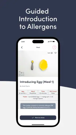 Solid Starts: Baby Food App screenshot