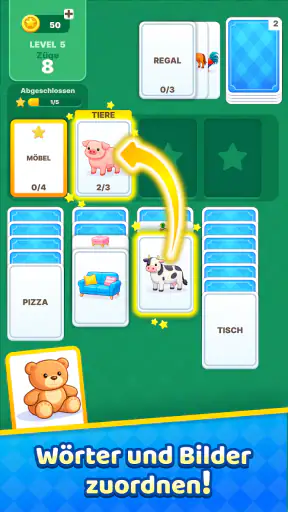 Solitaire Words & Pictures screenshot