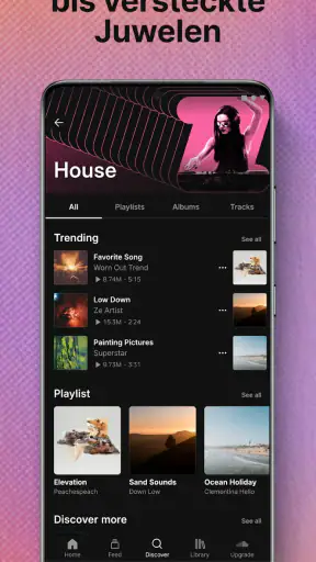 SoundCloud: Neue Musik hören screenshot