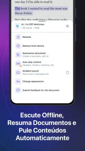 Speechify: KI-Vorlese-App screenshot