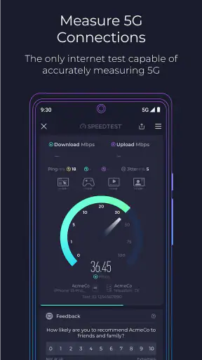 Speedtest von Ookla screenshot