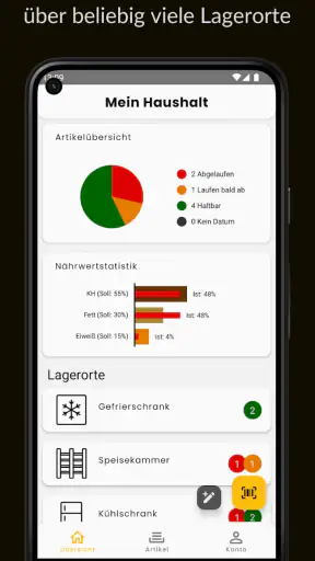 Speisekammer: Vorrat verwalten screenshot
