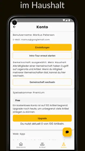Speisekammer: Vorrat verwalten screenshot