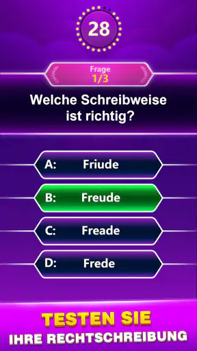 Spelling Quiz - Quiz-Wortspiel screenshot