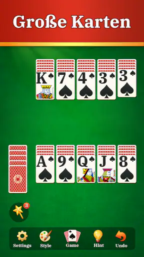 Spider Solitaire screenshot