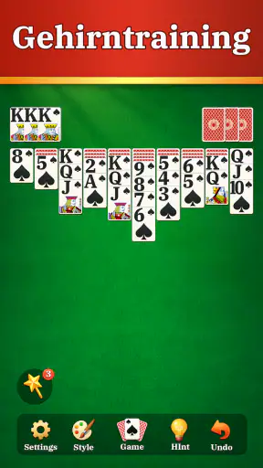 Spider Solitaire screenshot