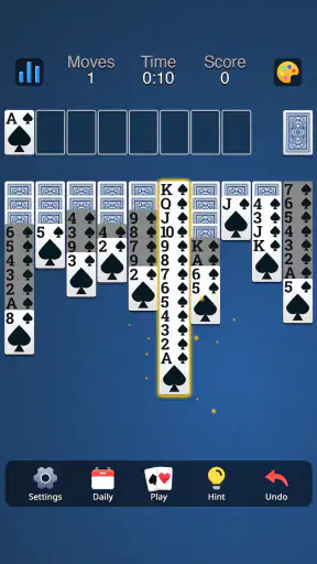Spider Solitaire: Kartenspiel screenshot