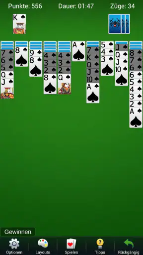 Spider Solitaire -Kartenspiele screenshot