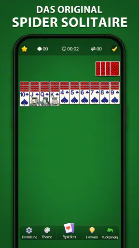 Spinne Solitär screenshot