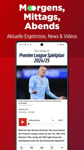 SPORT BILD: Alle Fussball News screenshot