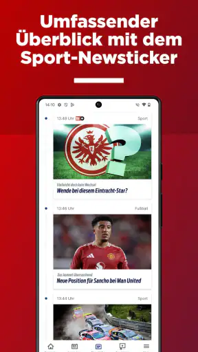 SPORT BILD: Alle Fussball News screenshot