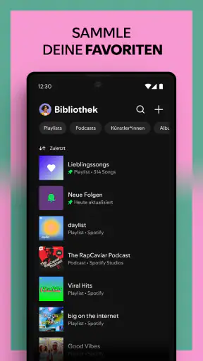 Spotify: Musik und Podcasts screenshot